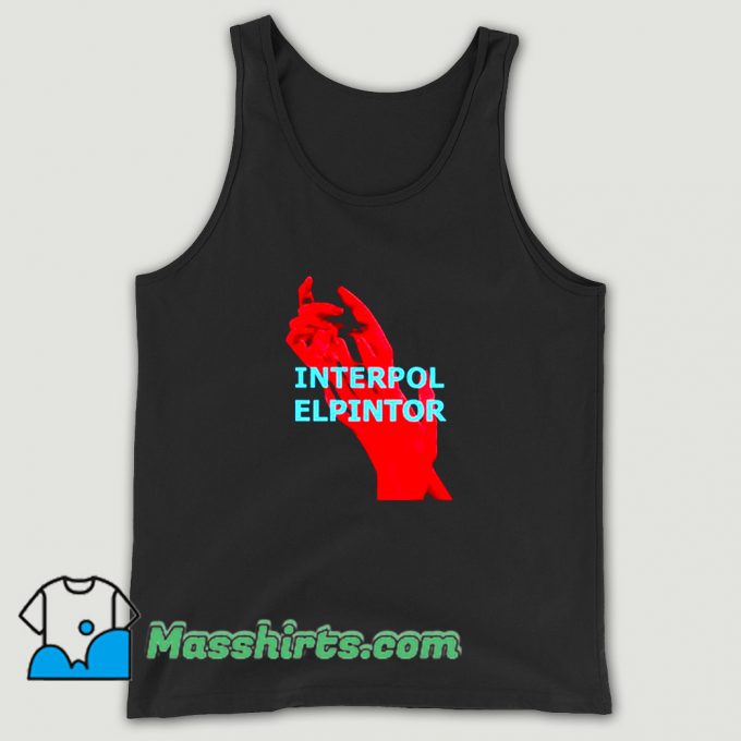 Interpol El Pintor Music Rock Band Funny Tank Top