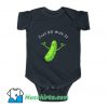 Just Dill With It Cartoon Pickles Funny Baby Onesie