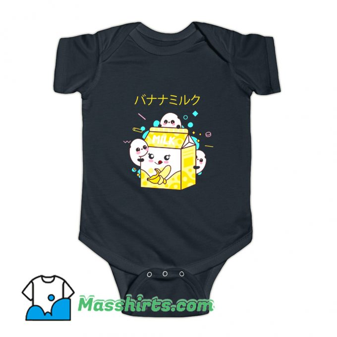 Kawaii Banana Milk Shake Baby Onesie