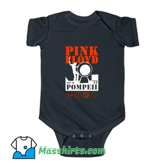 Live At Pompeii 1972 Pink Floyd Baby Onesie