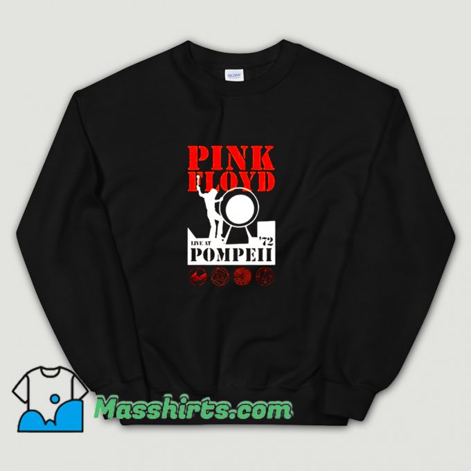 Live At Pompeii 1972 Pink Floyd Sweatshirt On Sale