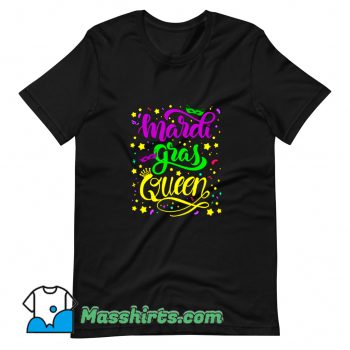 Mardi Gras Queen Crown Mask T Shirt Design
