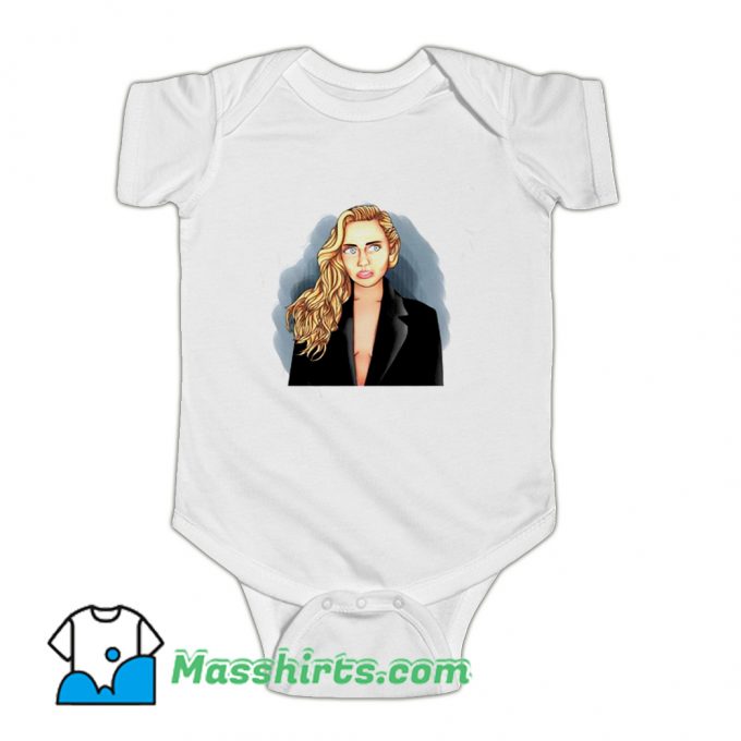 Miley Cyrus Photoshoot Music Baby Onesie