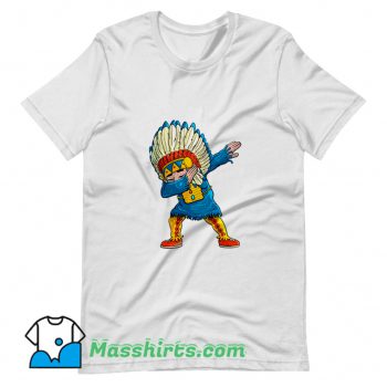 New Dabbing Native American Indian T Shirt Design