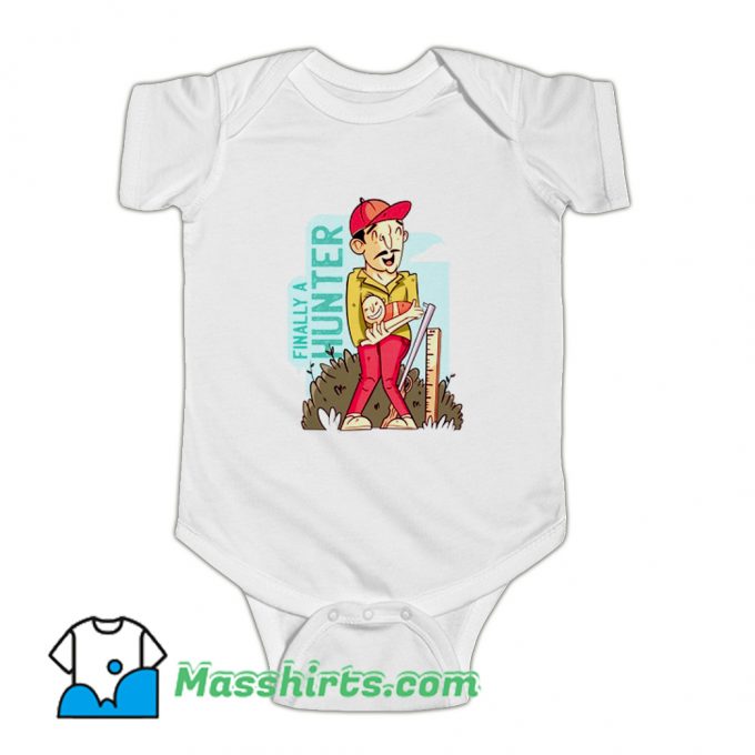 New Finally A Hunter Baby Onesie