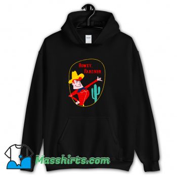 New Howdy Pardner Cartoon Cowboy Hoodie Streetwear