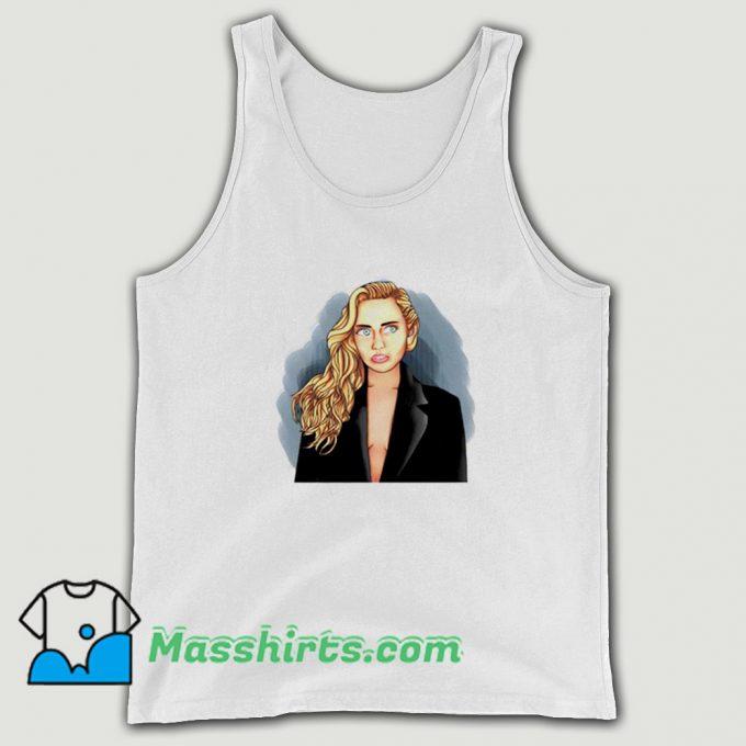 New Miley Cyrus Photoshoot Music Tank Top