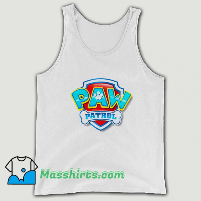 New Paw Patrol 3D Logo Tank Top