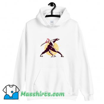 Ninja With Sword Ninja Pose Hoodie Streetwear