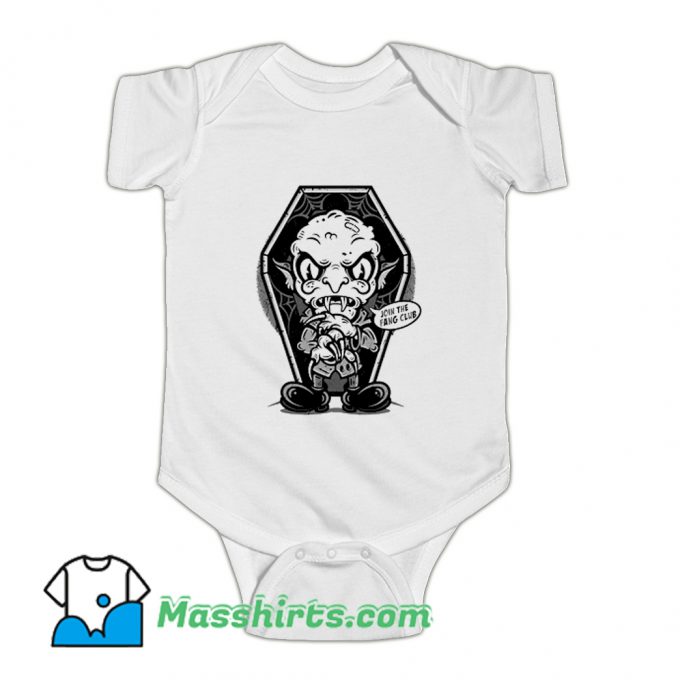 Nosferatu Spooky Horror Vampire Baby Onesie