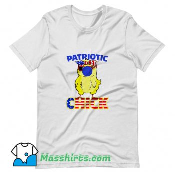 Patriotic Chick American Flag Of July 4Th T Shirt Design