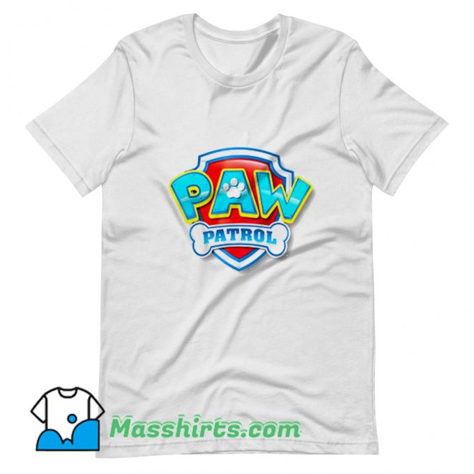 Paw Patrol 3D Logo T Shirt Design On Sale