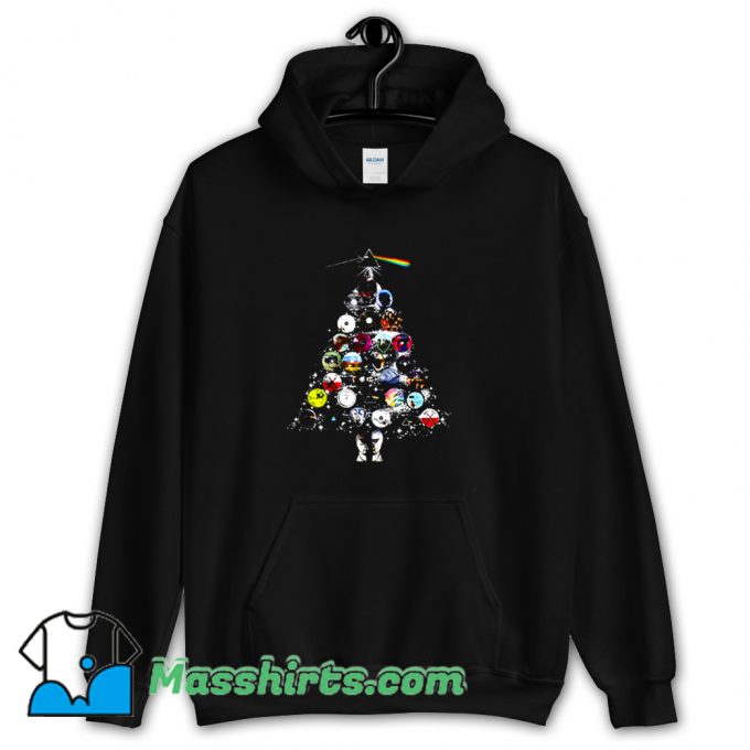 Pink Floyd Audio CD Christmas Tree Hoodie Streetwear