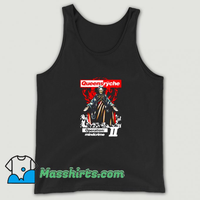 Queensryche Skull Art Rock Band Tank Top