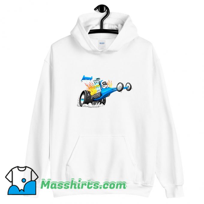 Rail Dragster Car Wheelie Popping Drag Hoodie Streetwear