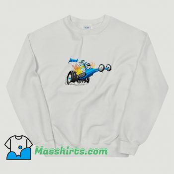 Rail Dragster Car Wheelie Popping Drag Sweatshirt