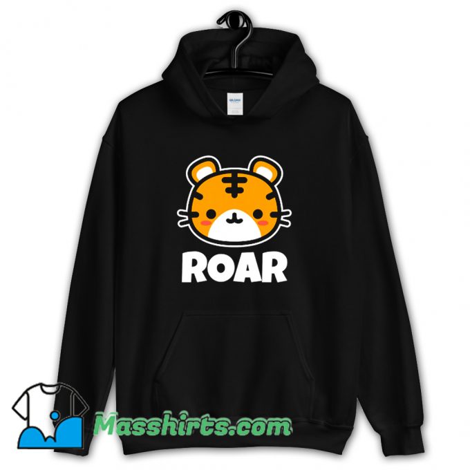 Roar Childrens Tiger Funny Hoodie Streetwear