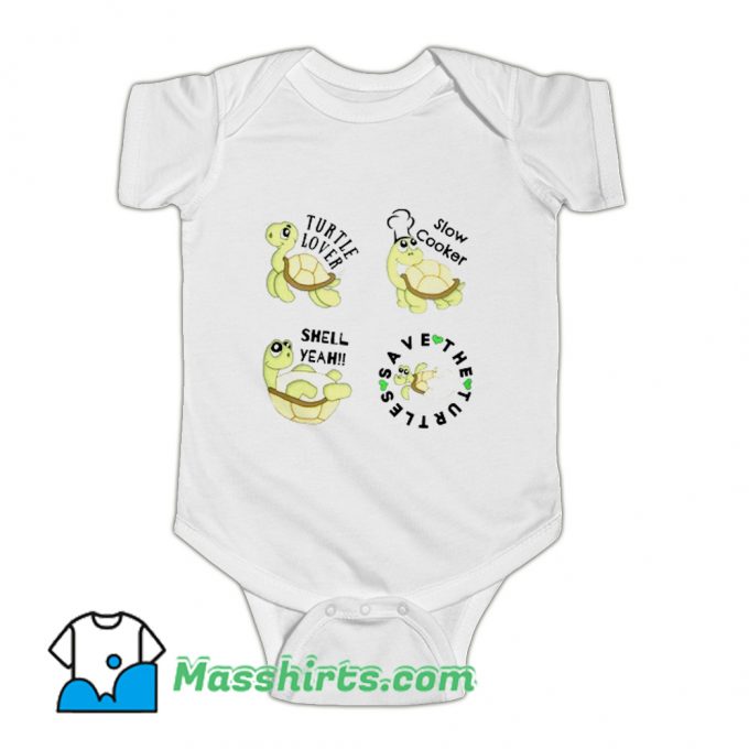 Sea Turtle Lover Baby Onesie