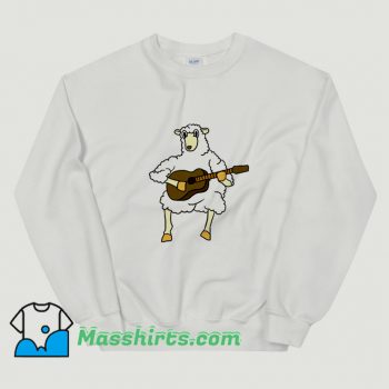 Sheep Playing Guitar Sweatshirt