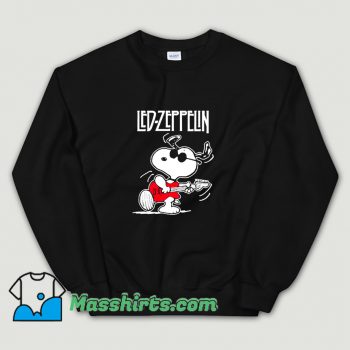 Snoopy Led Zeppelin History Sweatshirt On Sale