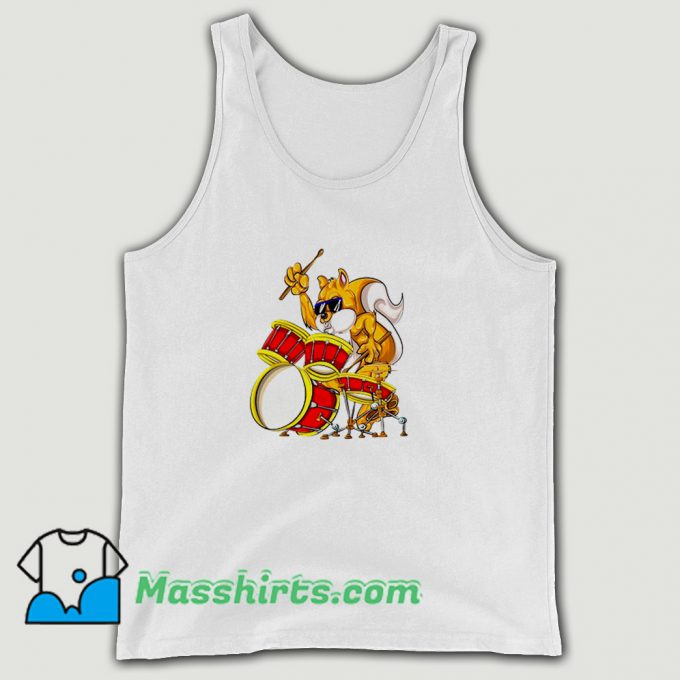 Squirrel Drumsticks Gifts Drummer Tank Top On Sale