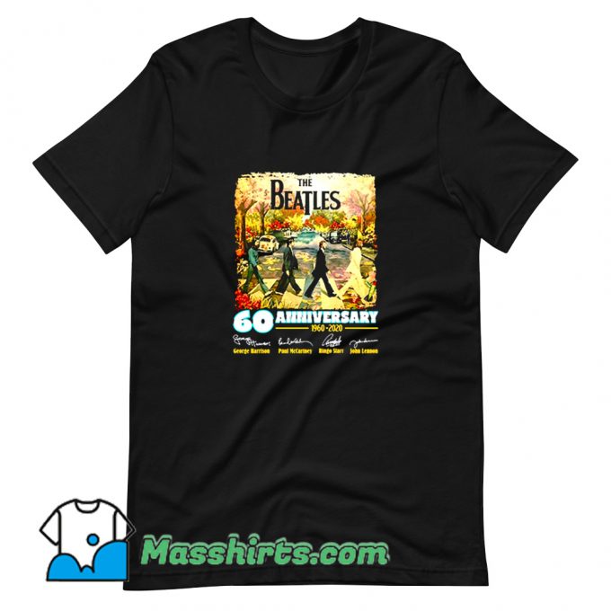 The Beatles 60 Anniversary 1960 2020 T Shirt Design