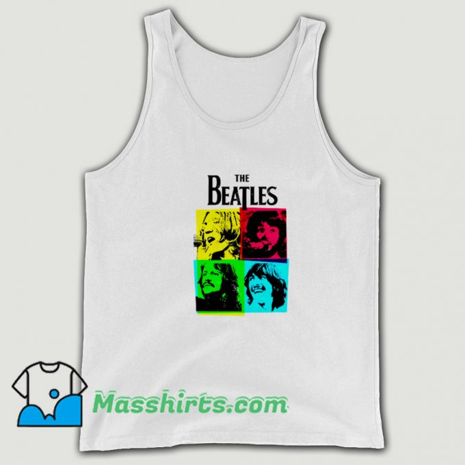 The Beatles Cmyk Beatles Music Lover Tank Top