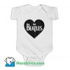 The Beatles Love Heart Baby Onesie