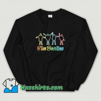 The Beatles Neon Help Music Band Sweatshirt