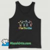 The Beatles Neon Help Music Band Tank Top