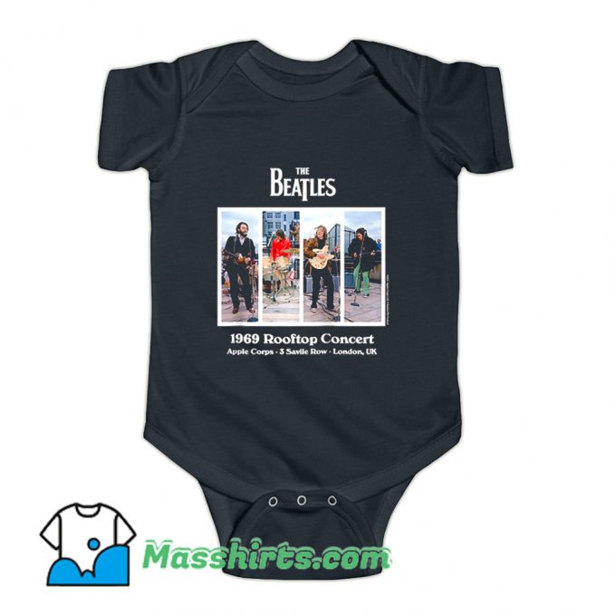 The Beatles Rooftop Concert 1969 Baby Onesie