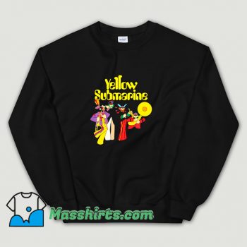 The Beatles Yellow Submarine Band Sweatshirt On Sale