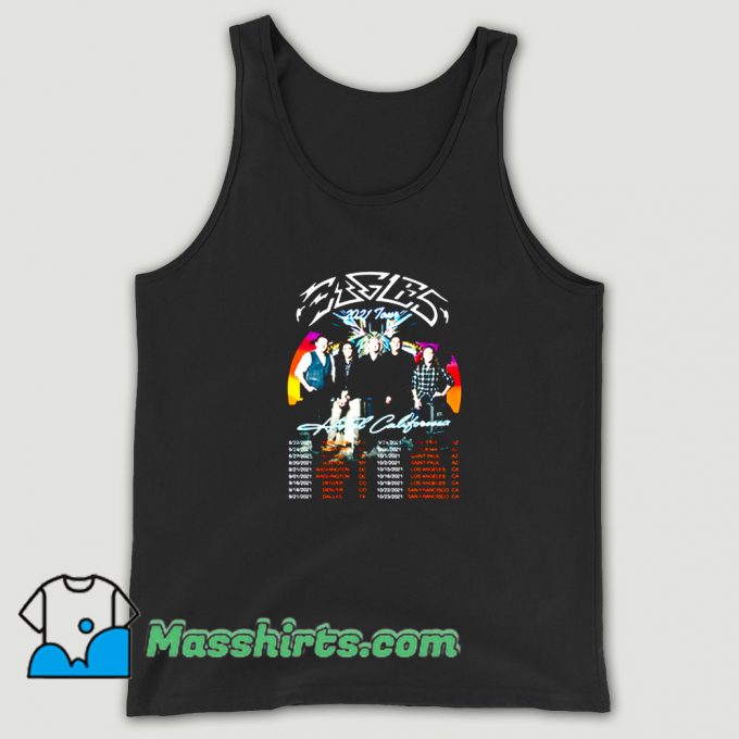 Tour Hotel California Eagles Tank Top On Sale