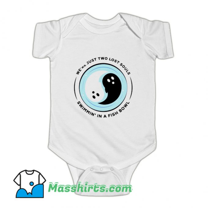 Two Lost Souls Pink Floyd Baby Onesie