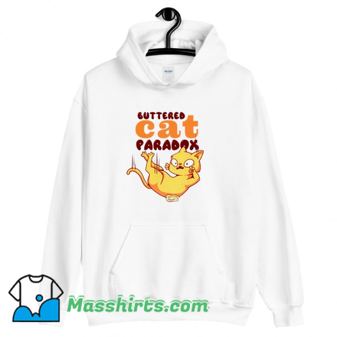 Vintage Buttered Cat Paradox Hoodie Streetwear