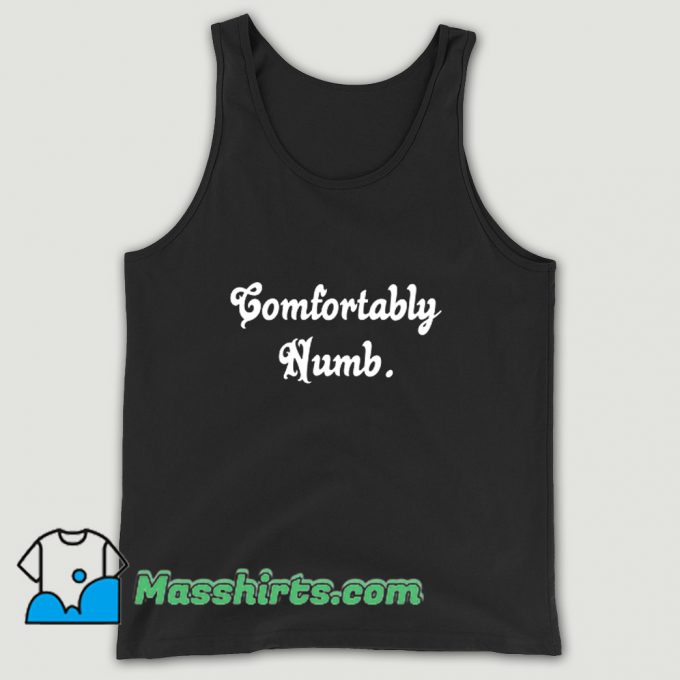 Vintage Comfortably Numb Pink Floyd Tank Top