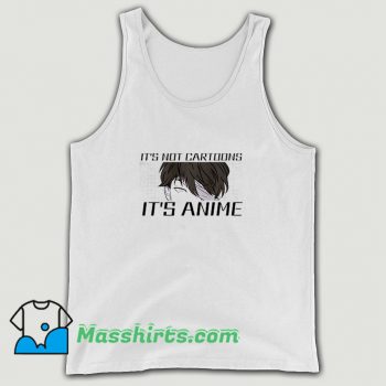 Vintage Its Not Cartoons Its Anime Tank Top