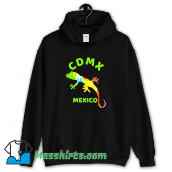 Vintage Mexico City Cdmx Lizard Hoodie Streetwear