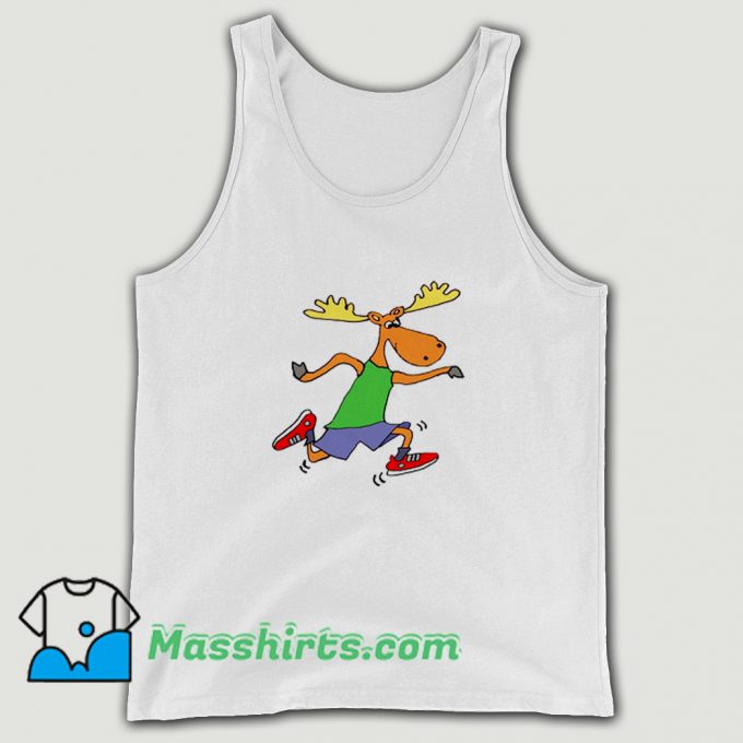 Vintage Moose Running Tank Top