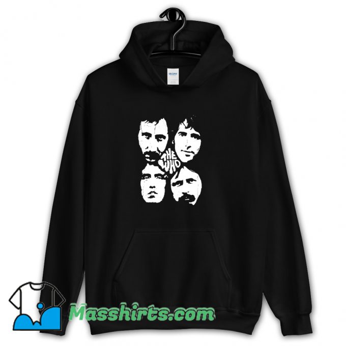 Vintage The Who Four Heads Band Hoodie Streetwear