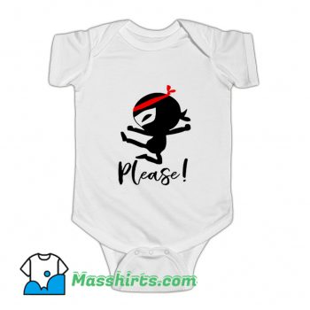 Warrior Neenja Please Baby Onesie