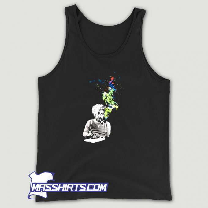 Albert Einstein The Cosmos Transformed Funny Tank Top