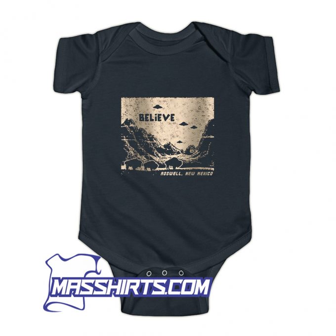 Alien Ufo New Mexico Science Area Baby Onesie