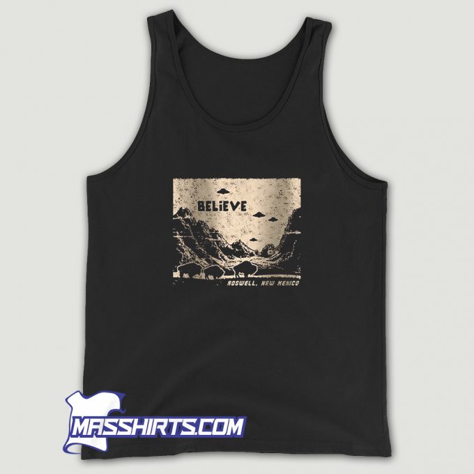 Alien Ufo New Mexico Science Area Tank Top