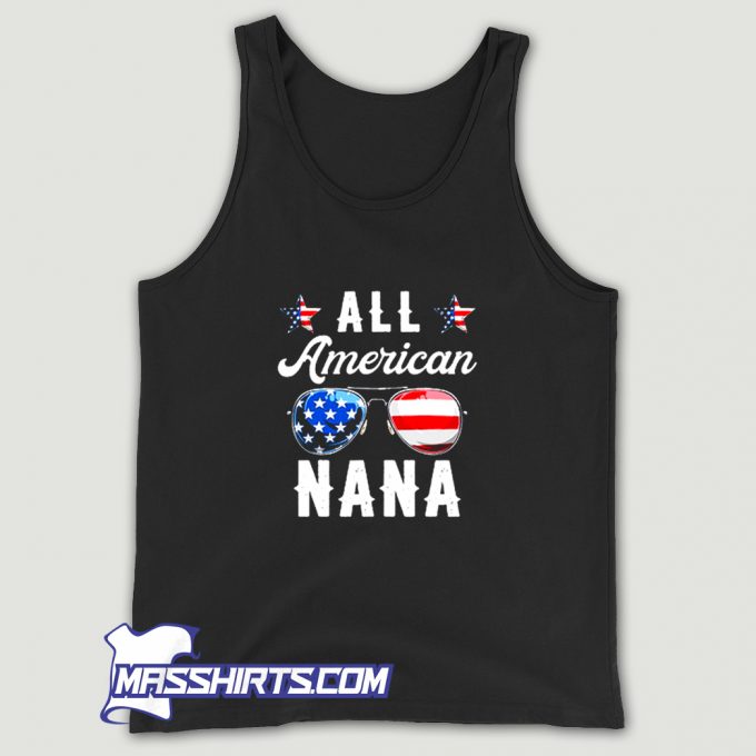 All American Nana Us 4Th Of July Tank Top