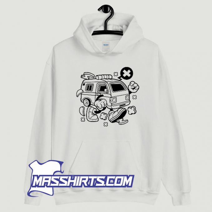 Ambulance Cartoon Hoodie Streetwear