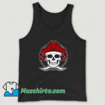 Awesome Lazy Halloween Pirate Jolly Roger Tank Top