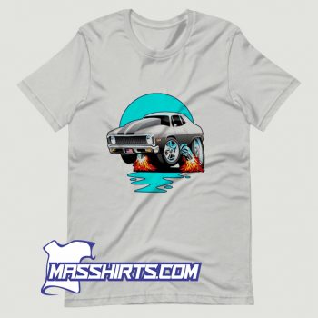Awesome Seventies Muscle Car T Shirt Design