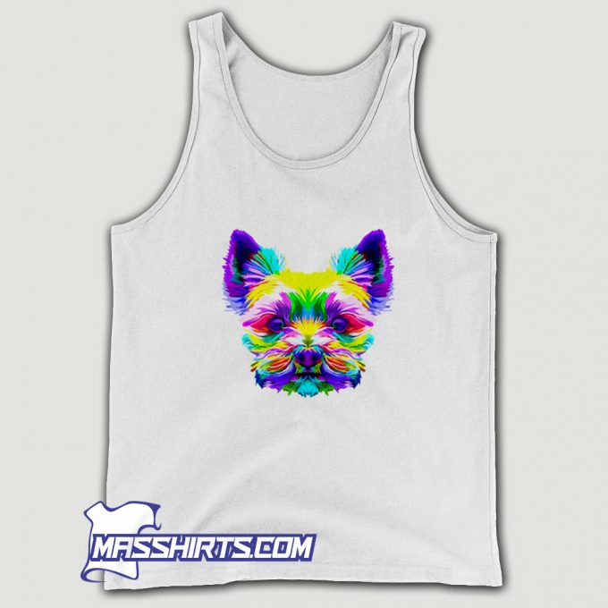 Awesome Yorkie Dog Tank Top