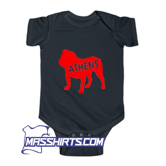 Best Athens Georgia Game Day Baby Onesie